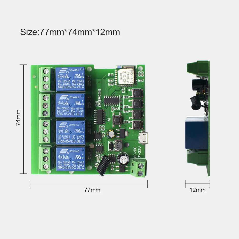 Умный пульт дистанционного управления eWeLink беспроводной модуль переключателя