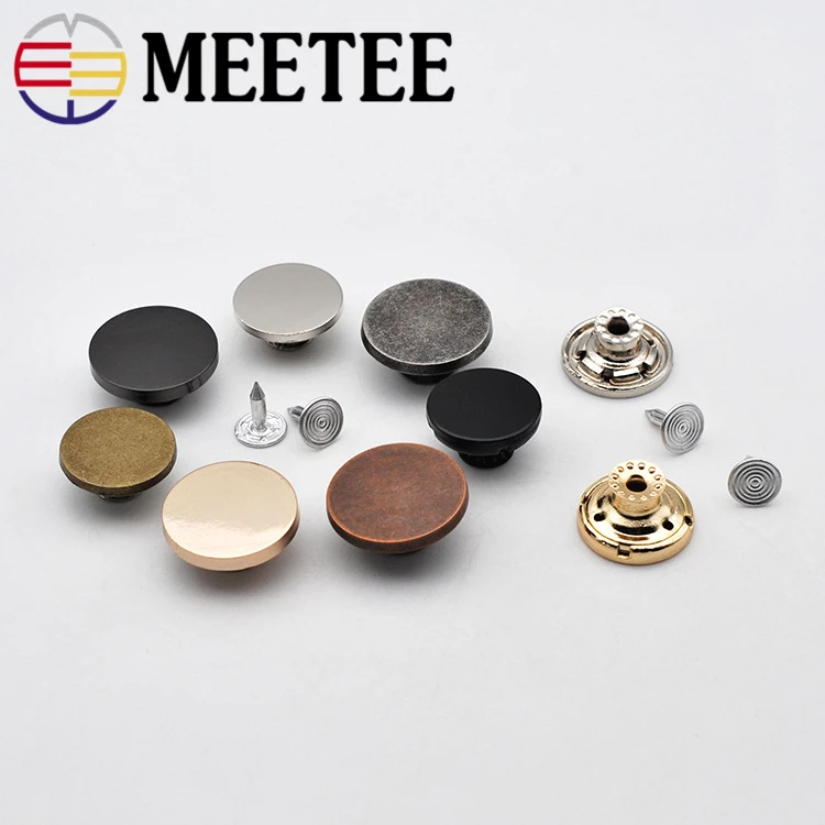 25pcs Metal Snap Buttons Zinc Alloy 