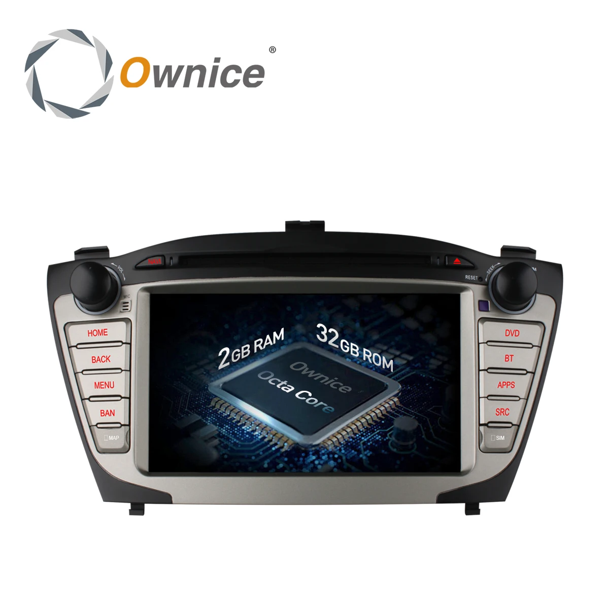 Автомобильный DVD плеер Ownice C500 Android 6 0 8 ядер GPS Navi для Hyundai Ix35 2009 2015 радио видео Wi Fi 4G 2