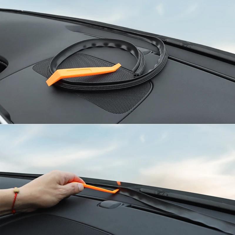 Уплотнительная лента для приборной панели автомобиля 1 6 м Стикеры стайлинга Hyundai