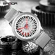 Original Wheel Rim Hub Watches Men Super Car Rim Hub Men Quartz Watch Stainless Steel Waterproof Wholesale Watches For Car AMG Other Image