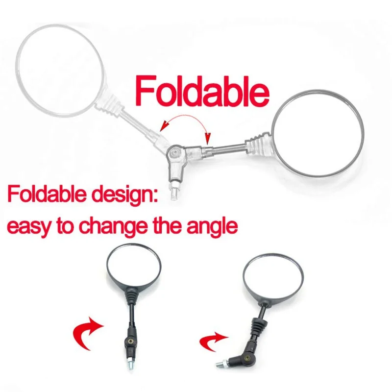 

Motorcycle Rearview Mirror Folding Side Rearview Mirrors Motorbike Scooters Modified Rearview Mirror