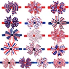 60 шт. 4 июля4 июля регулируемый галстук-бабочка для питомца щенка кота собаки бантик ошейник аксессуары для ухода за домашними животными