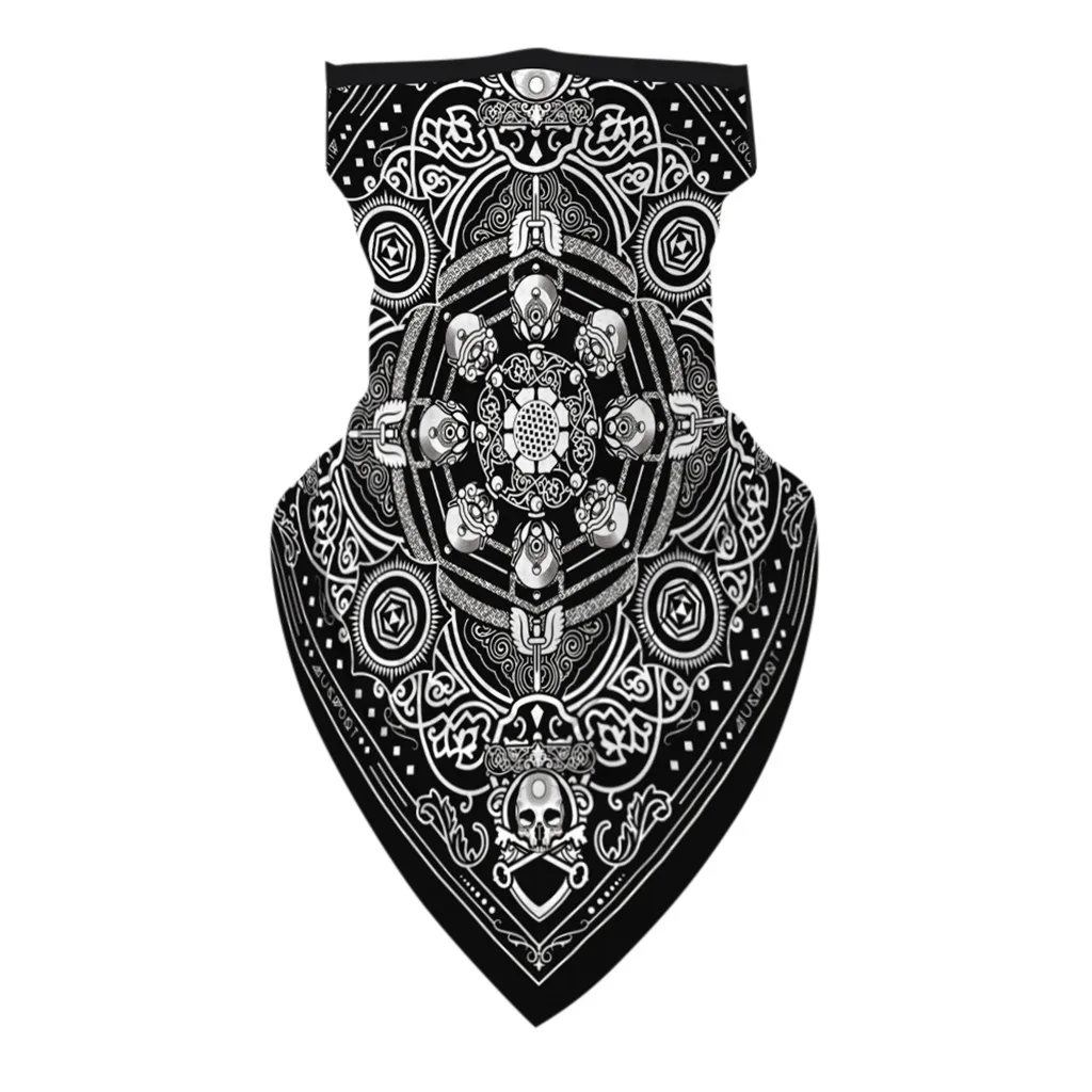 Защитный ветрозащитный Байкерский шарф-труба Балаклава для головы верховой езды