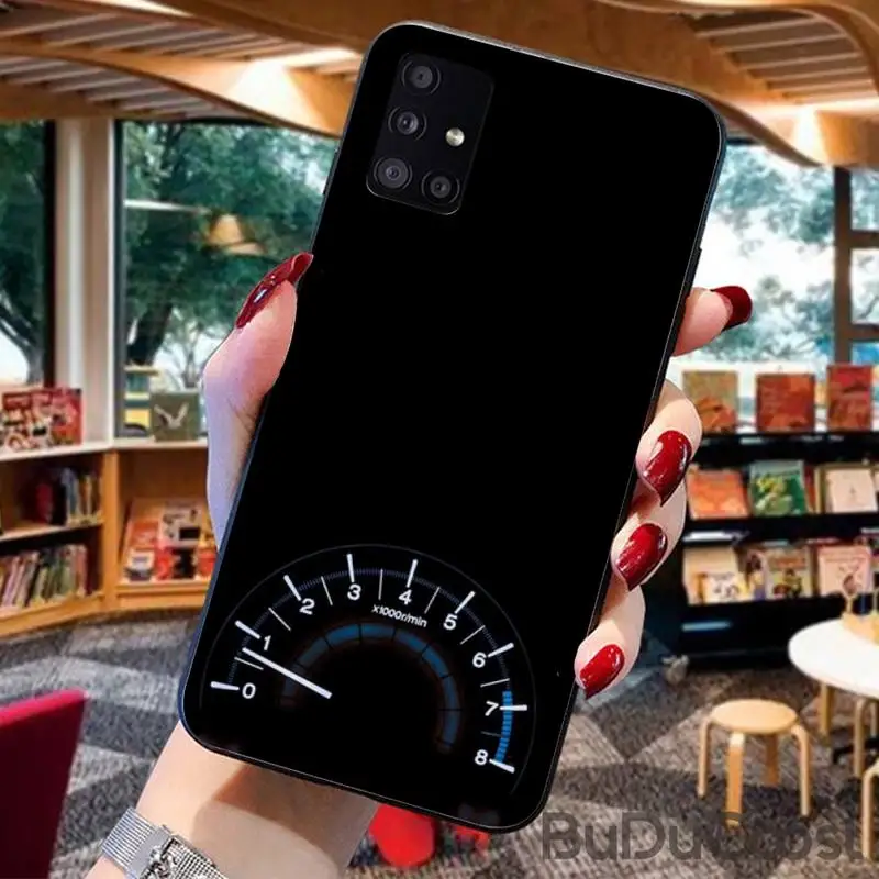 Крутой автомобильный чехол со спидометром для телефона Samsung A10 20 30 40 50 70 10S 20S 2 Core C8