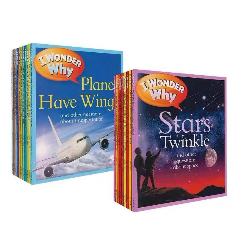 

24 books Wonder Why Children's Encyclopedia Popular Science Readings English children's books Libros Livres books for kids