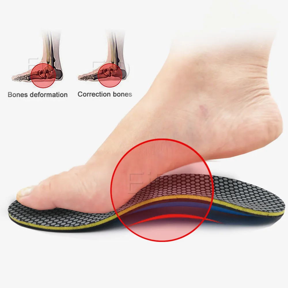 EiD Orthotic Gel Insoles Orthopedic arch support Flat Foot Health Sole Pad For Shoes Insert Ease Pressure Pad Plantar fasciitis