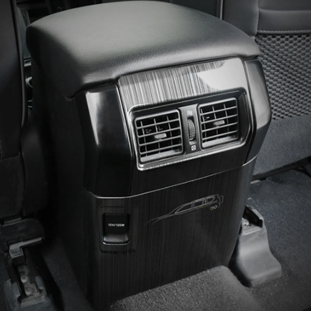Для Toyota Land Cruiser Prado 150 2010- автомобиль обратно, устанавливаемое на вентиляционное отверстие в салоне автомобиля розетки Панель крышка обрезки Стикеры интерьерные аксессуары