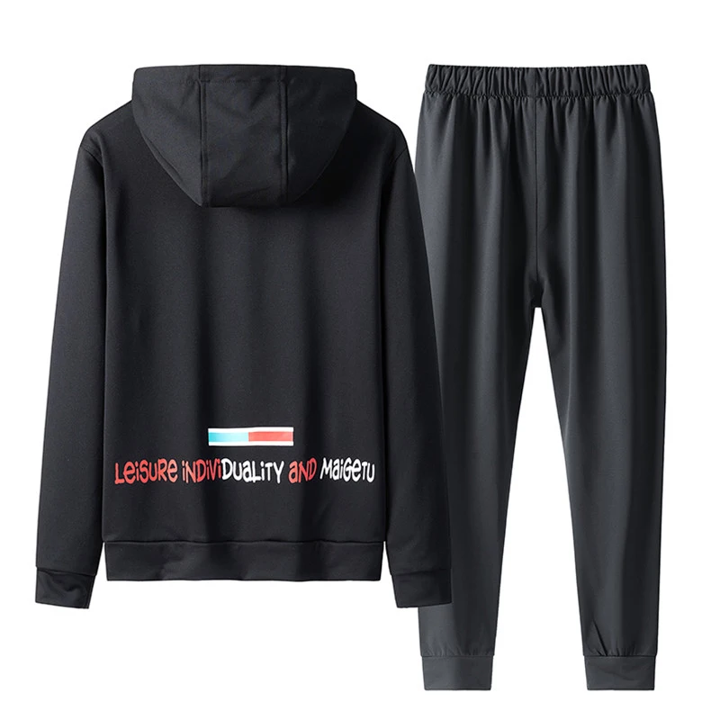 Новое поступление для мужчин Комплекты Сезон весна осень Толстовки с капюшоном