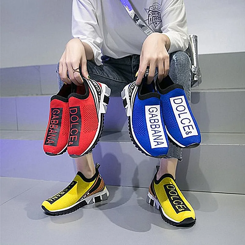 

Vulcanized Brand Designer Casual Unisex Shoes Men Sneakers Slip On Walking Trainers Breathable Chaussures Femme Sapato Masculino