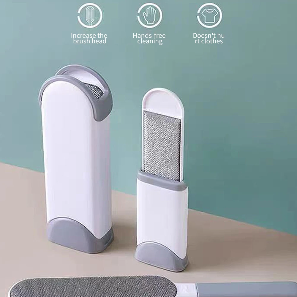 

Lint Remover Dusting Anti-Static Double-Side Brush Clothes Wool Lint Dust Sticky Remove Pet Fur Cleaning Brushes Home Supplies