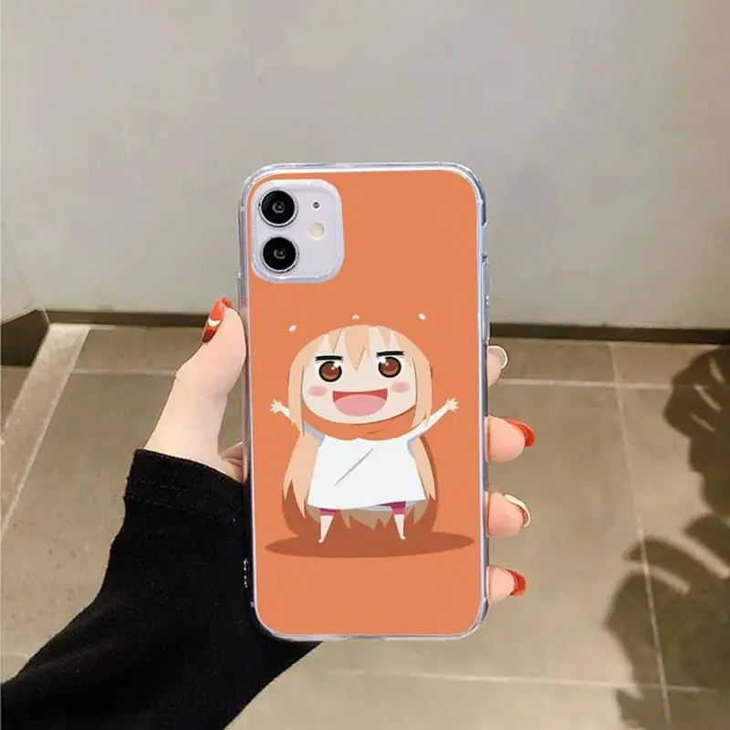

Cute Umaru chan Anime Doma Phone Case Transparent for iPhone 6 7 8 11 12 s mini pro X XS XR MAX Plus