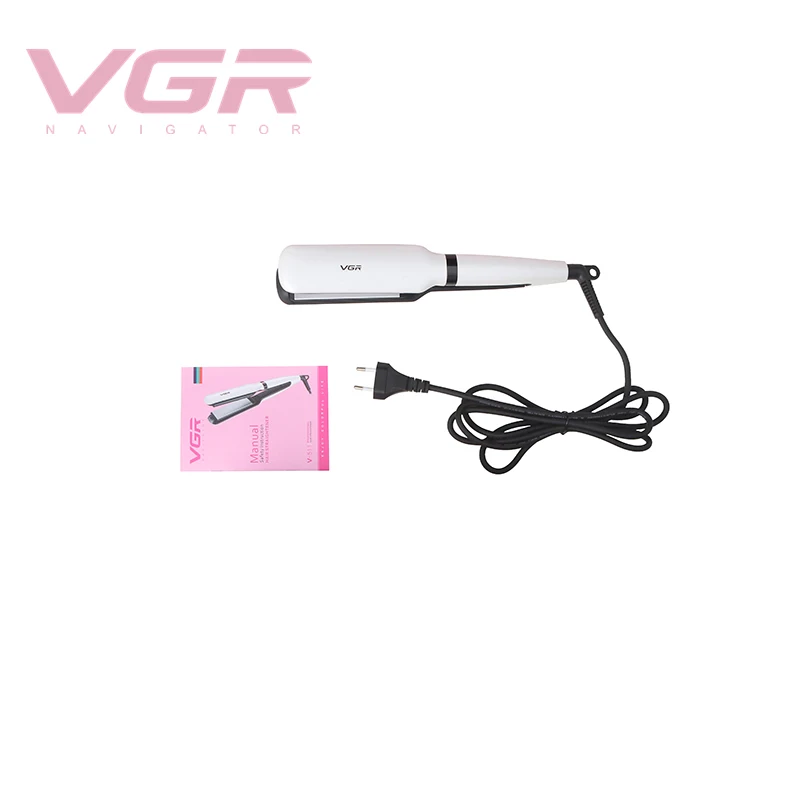 

VGR hair straightener rod new splint foreign trade anti-scalding heating plate 40mm tourmaline ceramic Shunfa hot comb straV-511