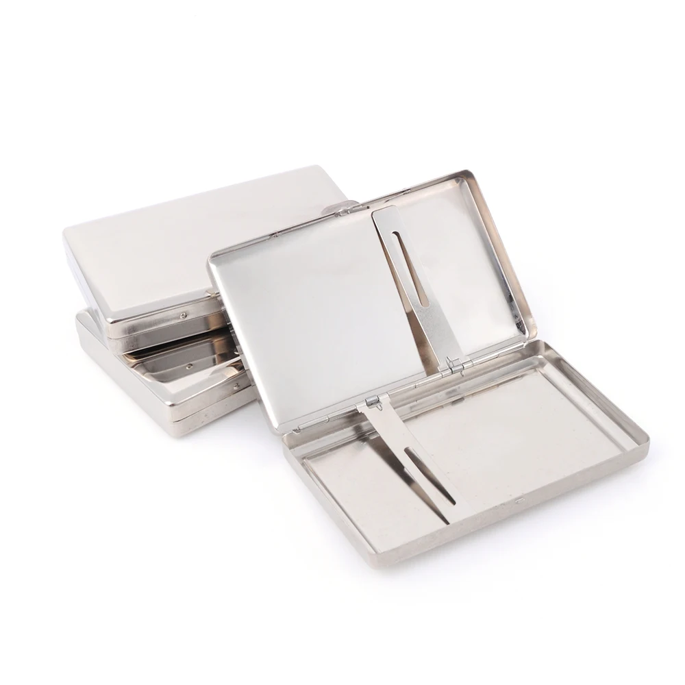 Металлический портсигар чехол светильник сигары табак держатель карманная