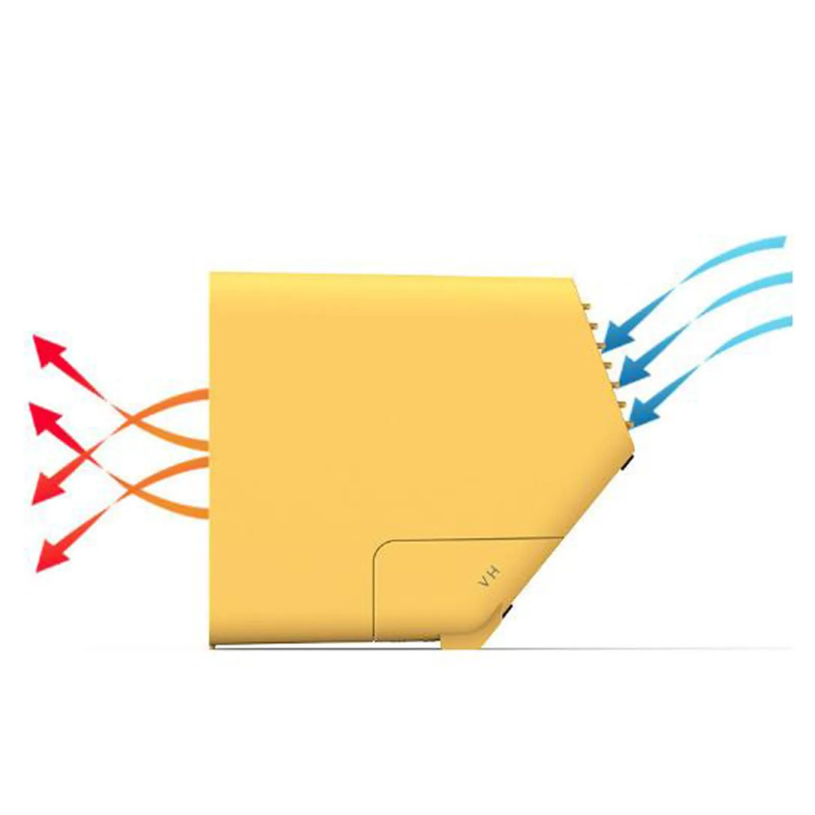 

Portable Fan Heater 500w Electric Ceramic Space Heater Personal Natural Wind Warm Indoors In Winter Portable Fan Heater Calentad