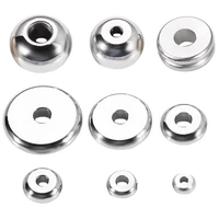 50pcslot stainless steel silver color spacer beads loose charm beads for diy charm bracelets necklace jewelry findings