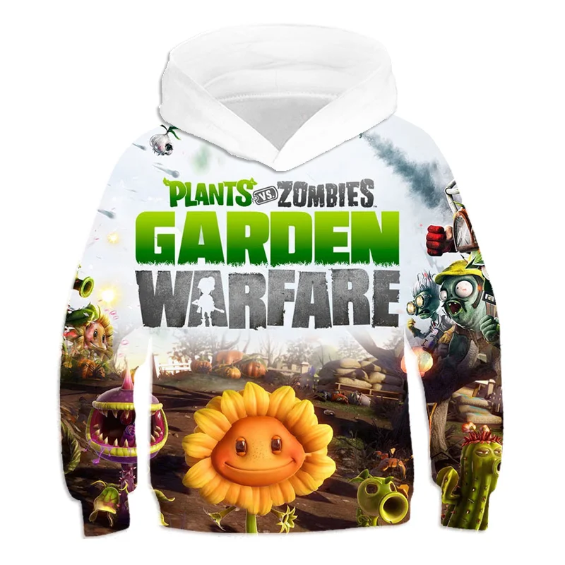 

Plants vs. Zombies Hoodies 3D Print The PVZ Sweatshirt Kids Adults Cartoon Pullover Boys Girl Teenagers Streetwear Hip Hop