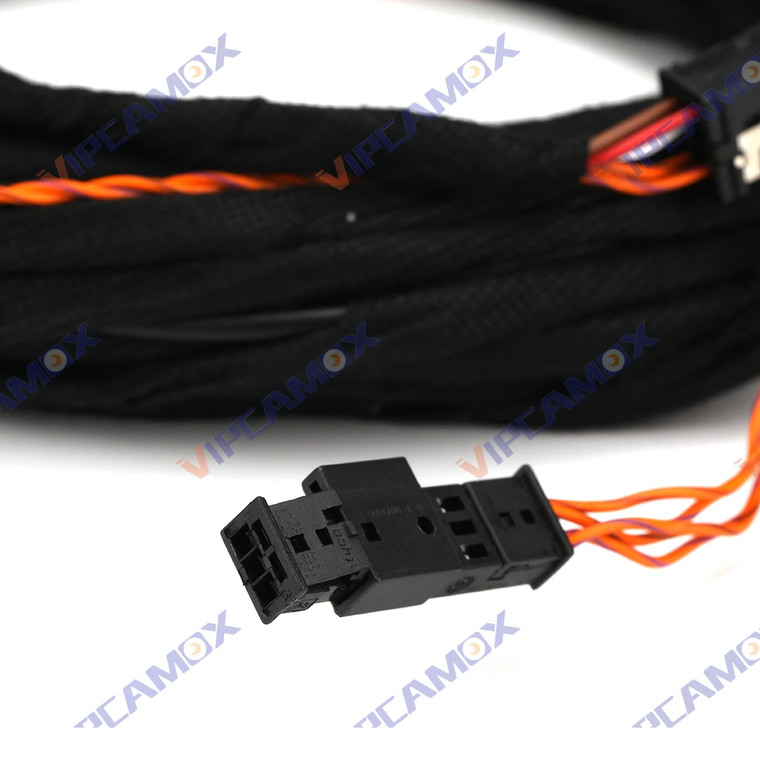 

Emblem Flip Rear View Dynamic Trajectory Camera Harness RVC Cable for VW MQB Golf 7 Passat B8 OEM LOGO Camera 2GD827469A