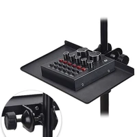 200x130mm sound card tray live broadcast microphone rack stand phone clip holder