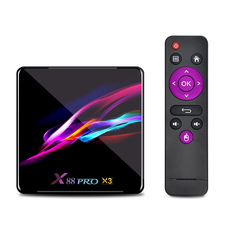 ТВ-приставка X88 PRO X3 Android 9 0 HD 1000 м Wi-Fi Bluetooth 4 1 (4 + 64 ГБ) | Электроника