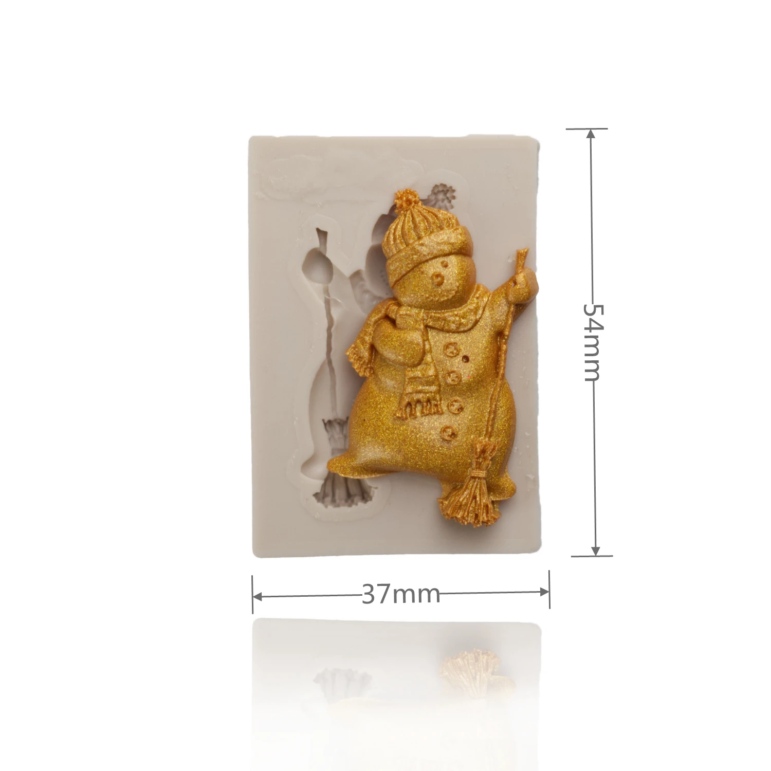 

DIY Christmas snowman Silicone Mold Frozen Fondant Cake Wedding Party Decorating Tools Kitchen Bakeware Cooking Tools