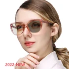 Готовая фотохромная оправа для очков для близорукости для женщин и мужчин металлические готовые очки для студентов для близорукости FML