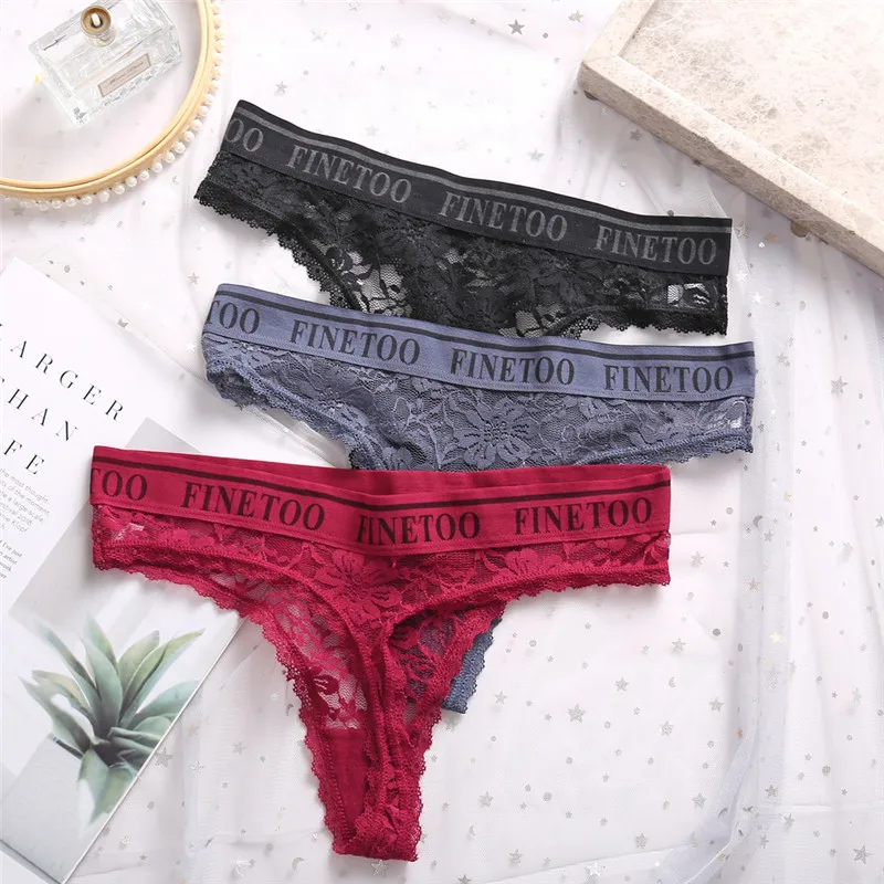 

Women G-String Panties Lace Thong Sexy Low-waist Briefs Lingerie Mesh Floral Female Underwear Underpants T-back Sheer Knickers