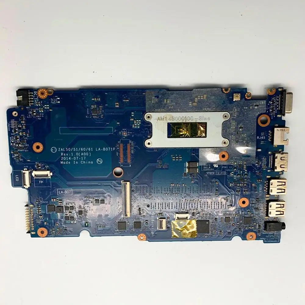 

FOR DELL Latitude 3450 3550 L3450 L3550 Laptop motherboard CN-01WX80 0YCX7C ZAL50/51/60/61 LA-B071P With i3-5005U 100% test OK