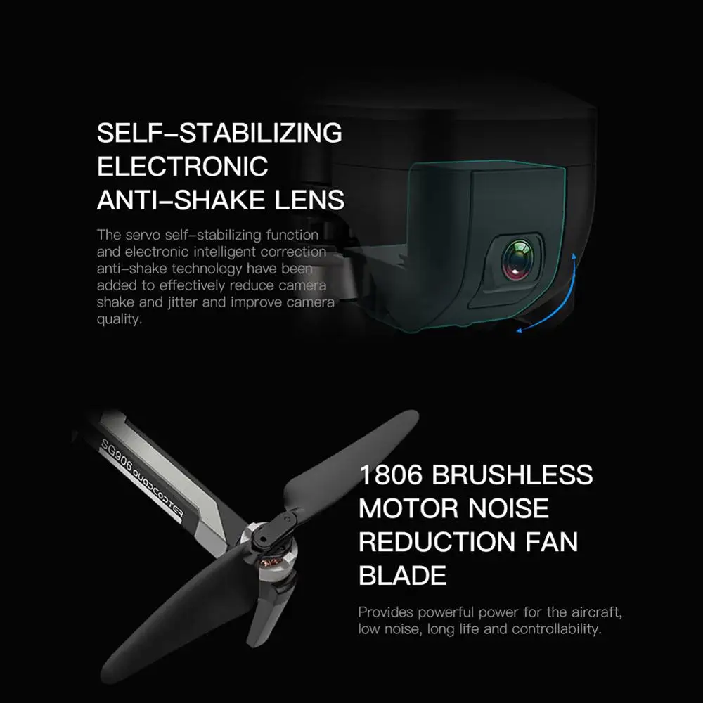 2019 NEW SG906 GPS 5G WIFI FPV RC Drone 4K Selfie Drones Brushless with HD Camera 50x Quadcopter Foldable Dron VS F11 drone | Электроника