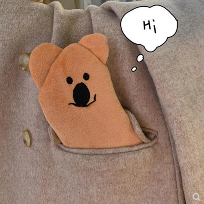 1 шт. Портативный для хранения с кавайным животным коала Мягкие Плюшевые Карандаш