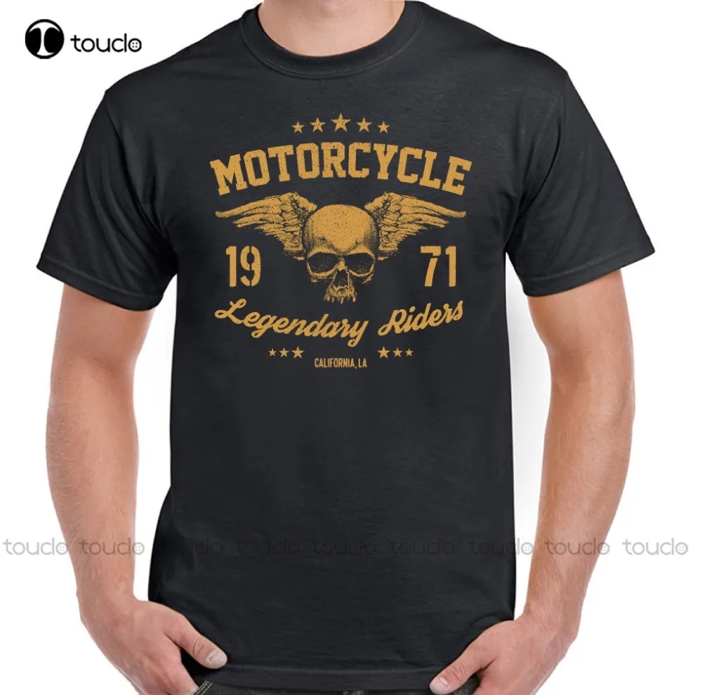 

Летняя хлопковая футболка с коротким рукавом, Мужская футболка Moto Motards, Байкерская мотоциклетная гоночная футболка, индивидуальная футболк...