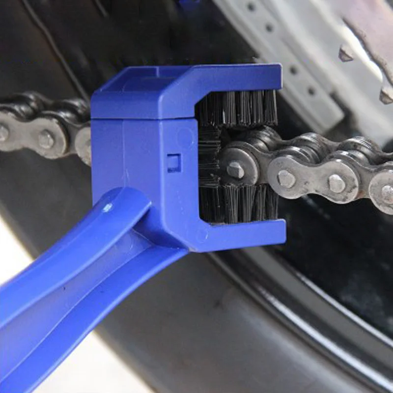 Щетка для чистки цепи мотоцикла и велосипеда инструмент удаления грязи с