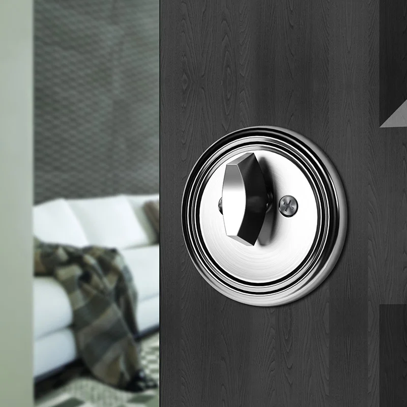 Невидимые ворота одиночный замок цилиндр Deadbolt спальня нержавеющая сталь мертвый