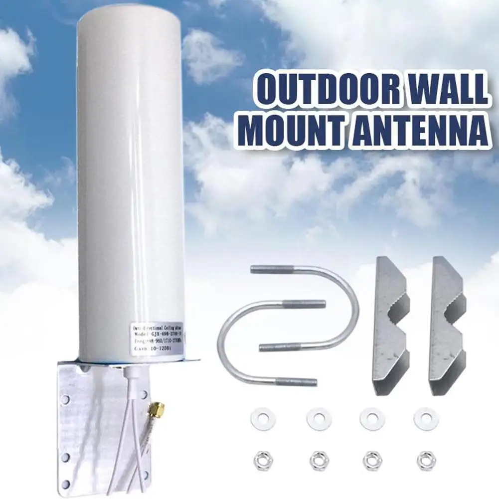 

White Barrel-shaped Enhanced Antenna Router External Network Card Antenna For Lte 4g Outdoor Sma Ts9 Crc9 Male Connector G6w2
