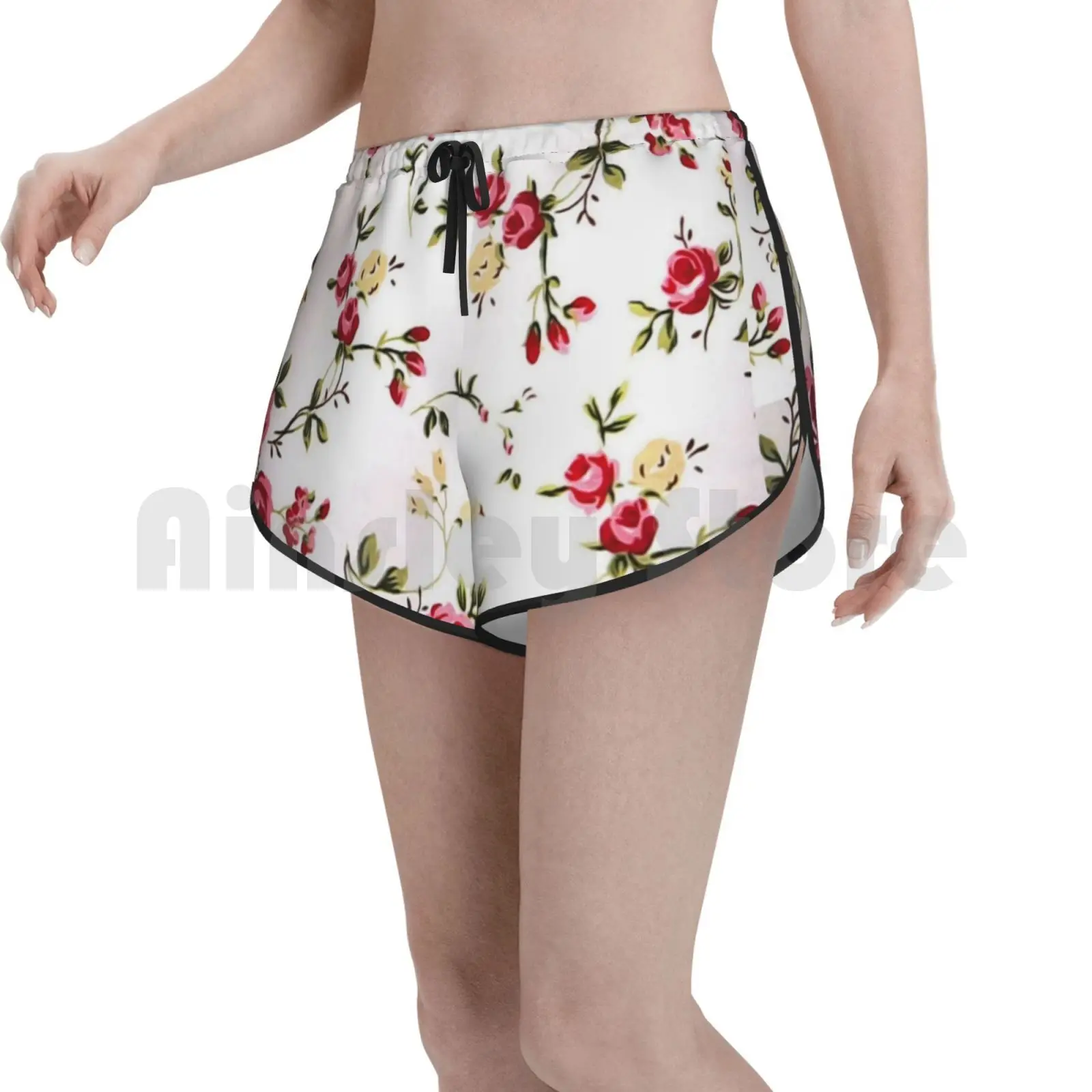 

Flora Art Swim Shorts 1176 Beach Shorts Floral Flowers Spring Leaves Leaf Vintage Blossom Seed Nature Natural