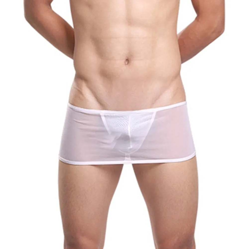 

Ultra-Thin Transparent Sexy Thong Seductive Sexy Men Skirt T-Pants Underwear