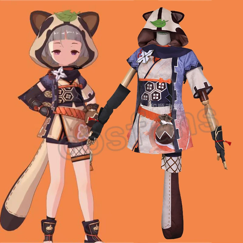 

Genshin Impact Sayu Cosplay Costumes Xiao Yu Fashion Cute Kimono Uniform Full Set Female Activity Party Halloween Dress Costumes