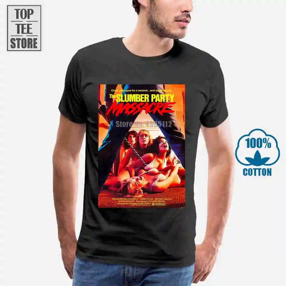 Футболка с классическим фильмом ужасов из фильма о бойне 80S|movie t shirt|t shirthorror movie |