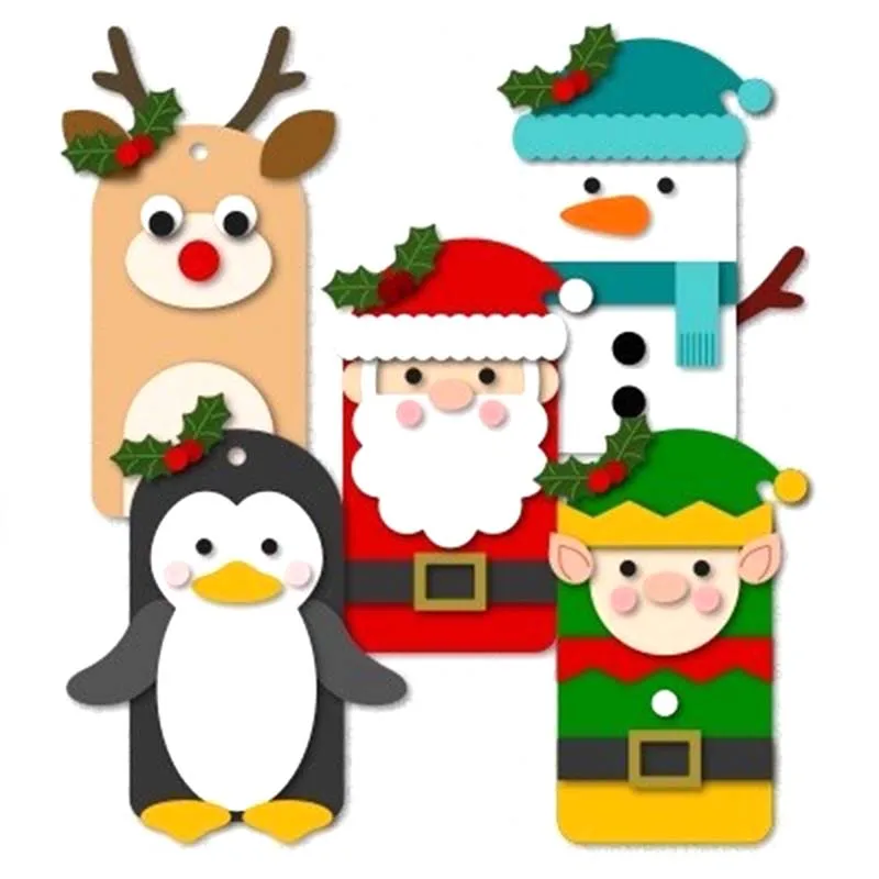 Рождественские символы металлические Вырубные штампы вырезанные формы