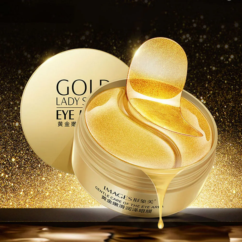 60 шт. коллагеновая маска с золотом накладки для глаз натуральный увлажняющий