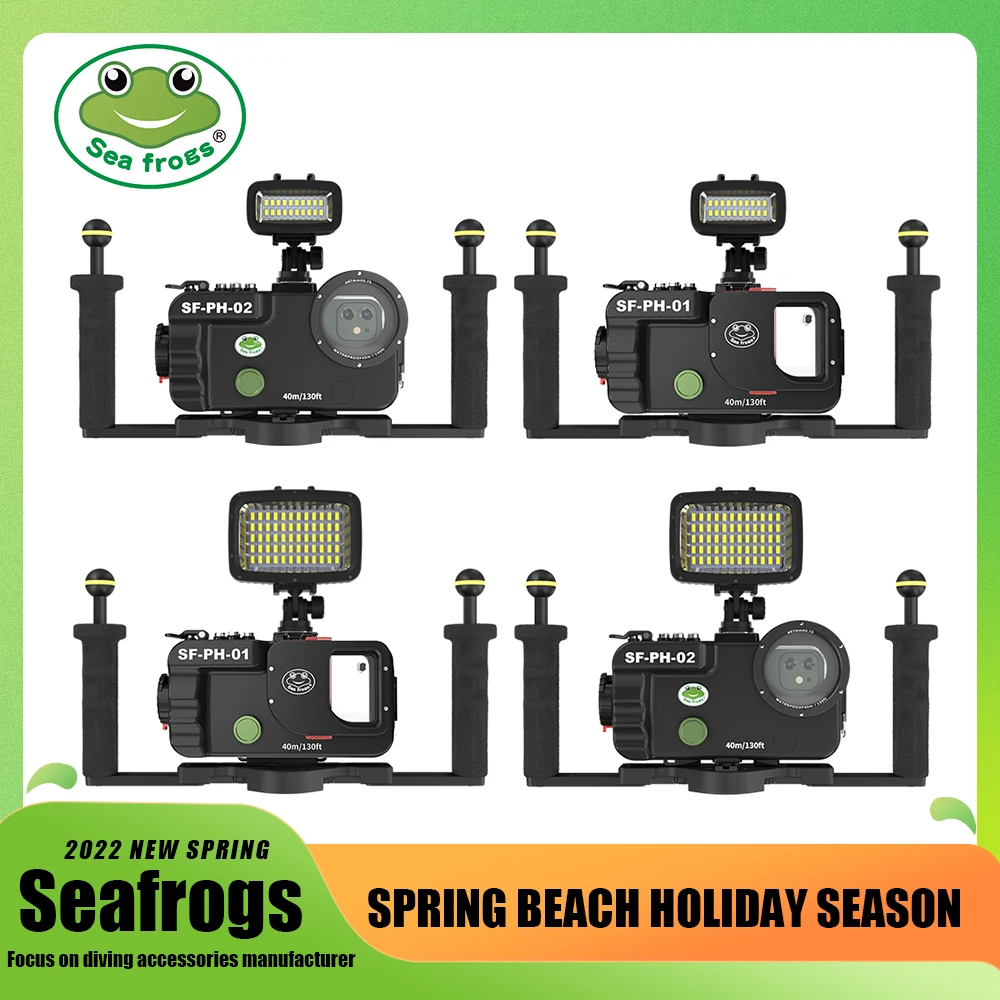 Водонепроницаемый силиконовый смарт-чехол Seafrogs для iphone 11 12 13 Mini Pro Max аксессуары
