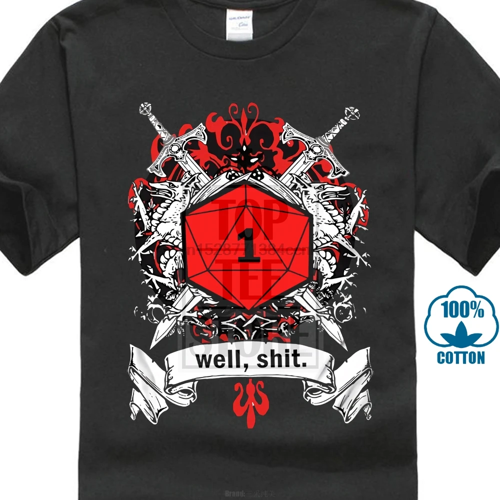Футболка с изображением подземелья и драконов Dnd Shirt DD|Мужские футболки| |