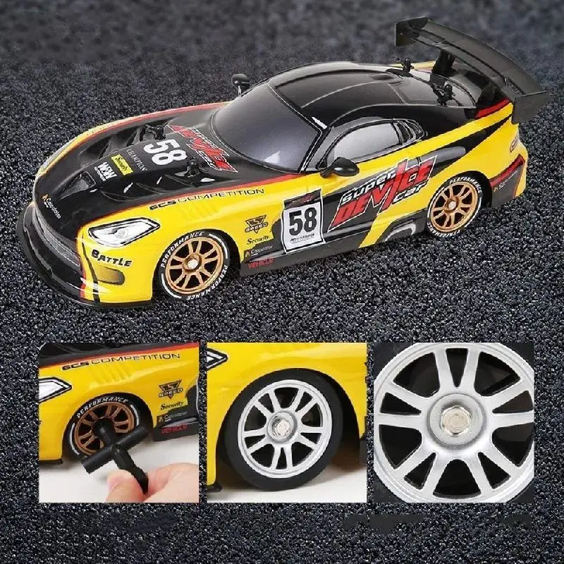 

1:16 High Speed RC Remote Control Drift Racing GRT 4WD 2.4G Radio-controlled Car Off-road Climbing Vehicle Toy for Kids Children
