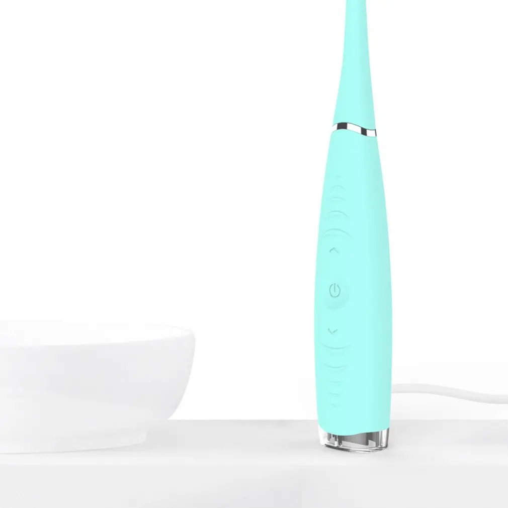 

Portable Electric Sonic Dental Scaler Tooth Stains Tartar Calculus Remover Dentist Tool Teeth Whitening Cleaner Toothbrush