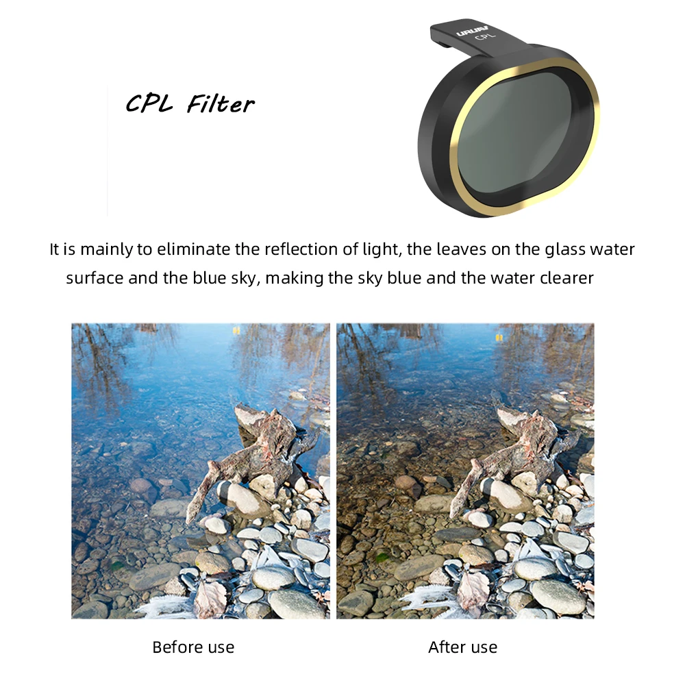 Набор фильтров для ночной камеры FIMI X8 комплект из 8 мини-фильтров UV CPL ND