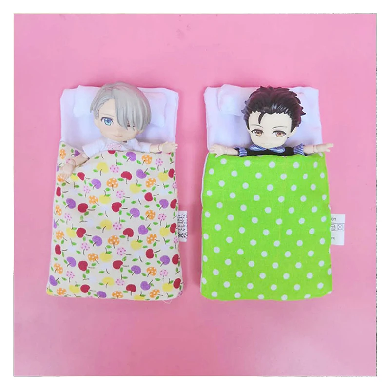 Спальный мешок для куклы OB11 1/12 BJD 16 см в длину аксессуары 2 цвета|Куклы| |