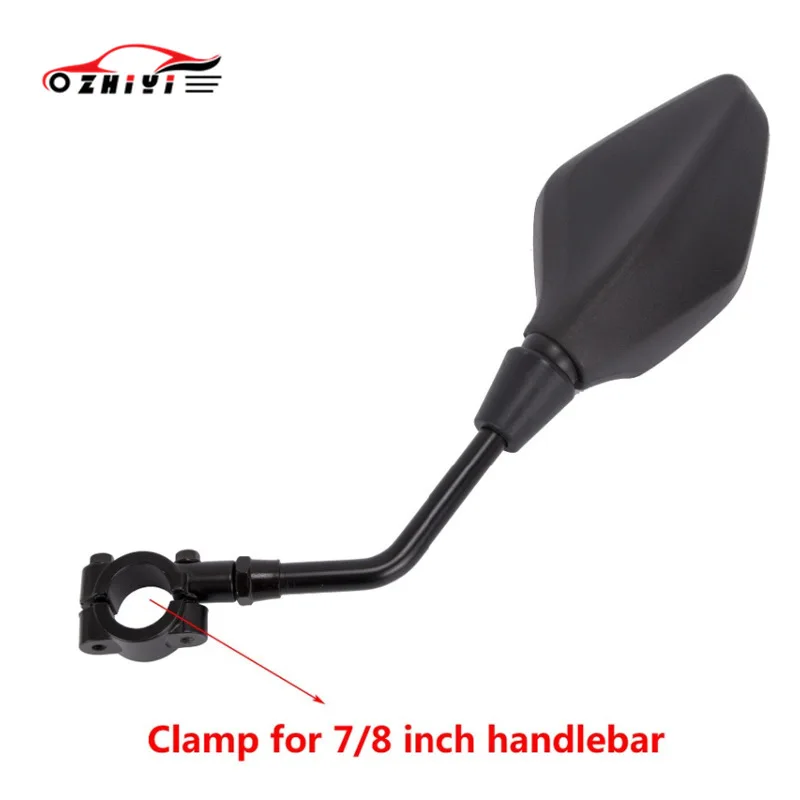 Universal Motorcycle Rear View Mirror Accessories Scooter ATV w/7/8 inch Handlebar Mounts For Yamaha FZ-8 Can-AmDS250 | Автомобили и