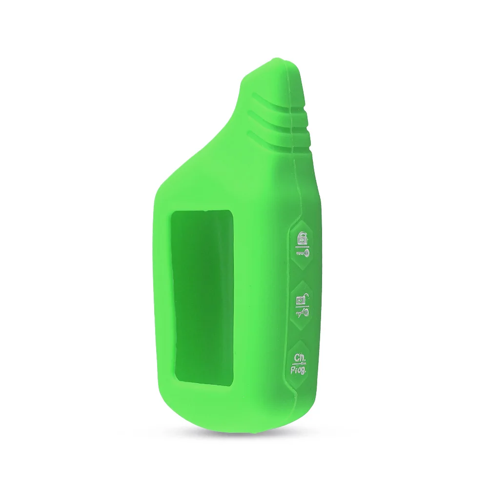 

KEYYOU B9 B6 для Starline B91 B61 A91 A61 KGB FX-5 Jaguar Ez-One, силиконовый резиновый чехол для ключей, 2-сторонняя сигнализация, ЖК-брелок с дистанционным управлением
