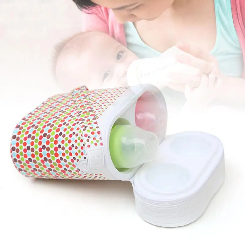 

Portable Baby Feeding Bottle Warmers Insulation Bags Polyethylene Convenient Stroller Hang Bags Single Double Barrel