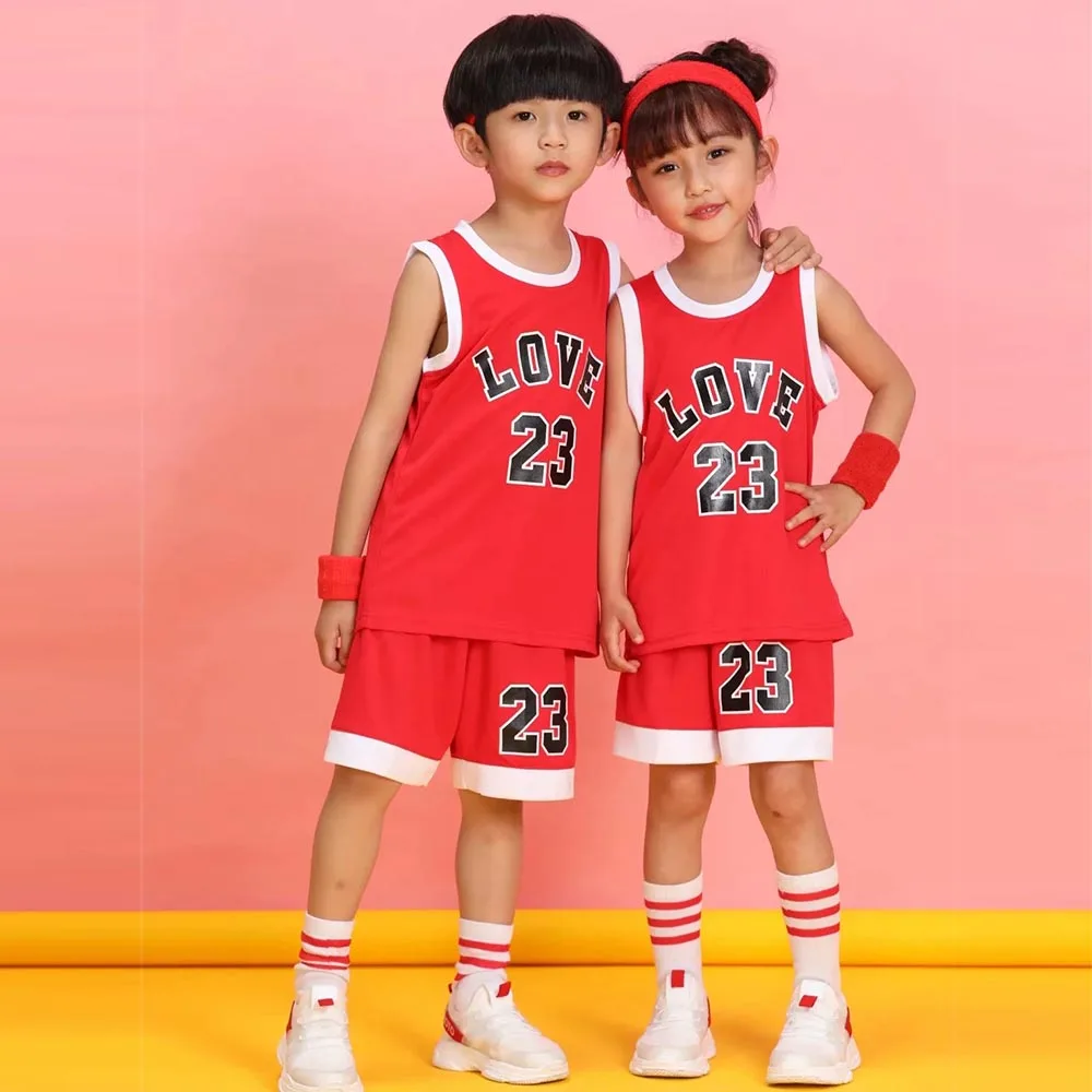 Баскетбольная майка и шорты для мальчиков девочек детский баскетбольный